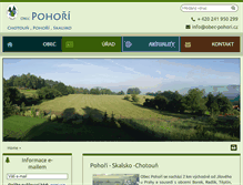 Tablet Screenshot of obec-pohori.cz